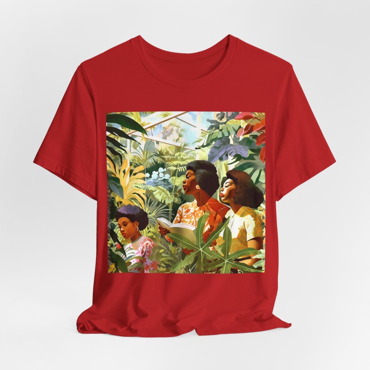 Botanical Garden Shirt - Afrocentric Art by The Trini Gee