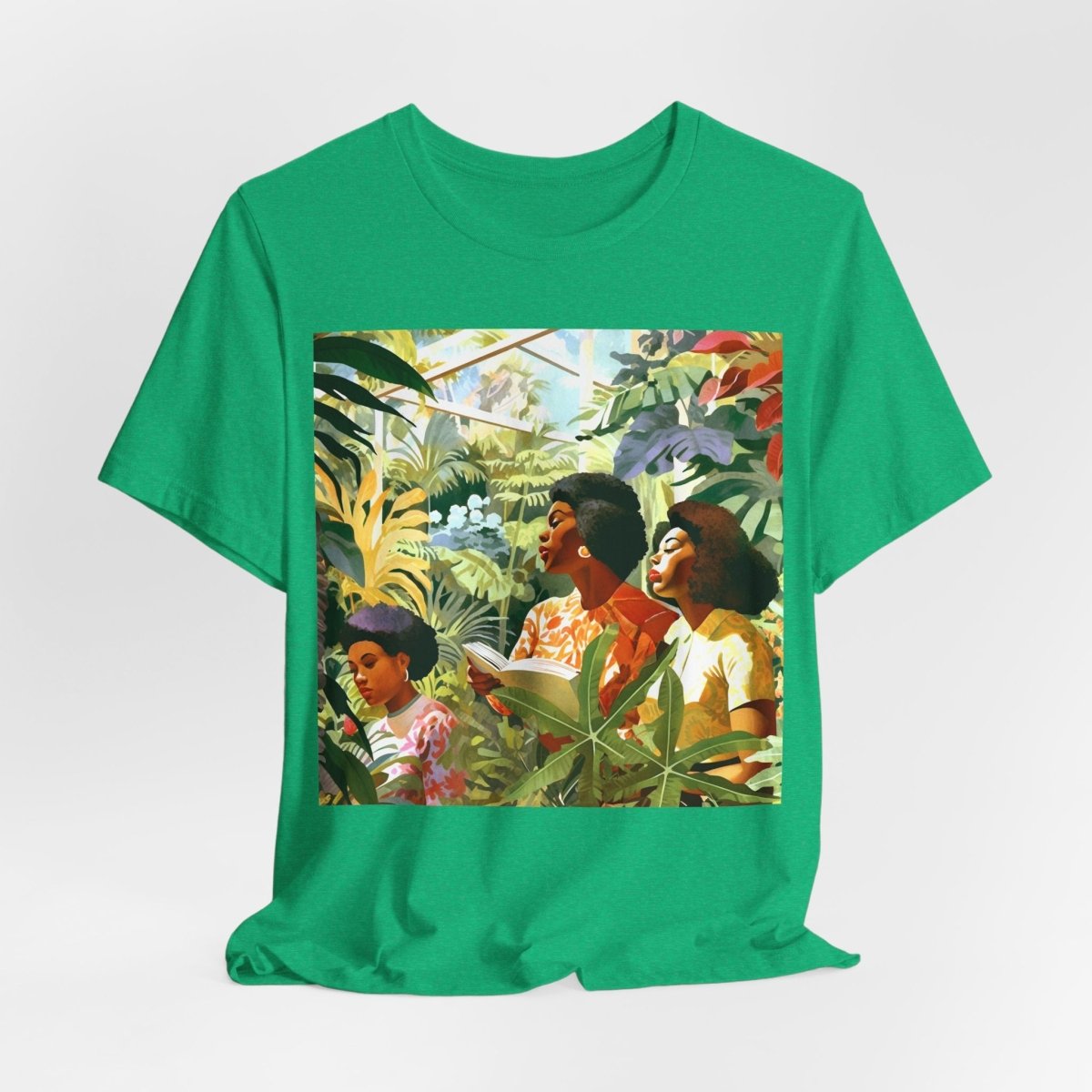 Botanical Garden Shirt - Afrocentric Art by The Trini Gee