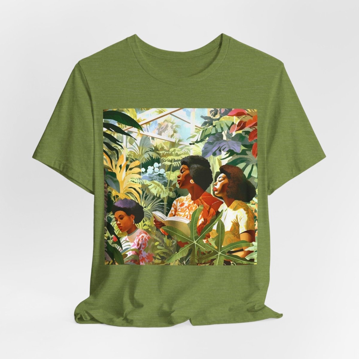 Botanical Garden Shirt - Afrocentric Art by The Trini Gee