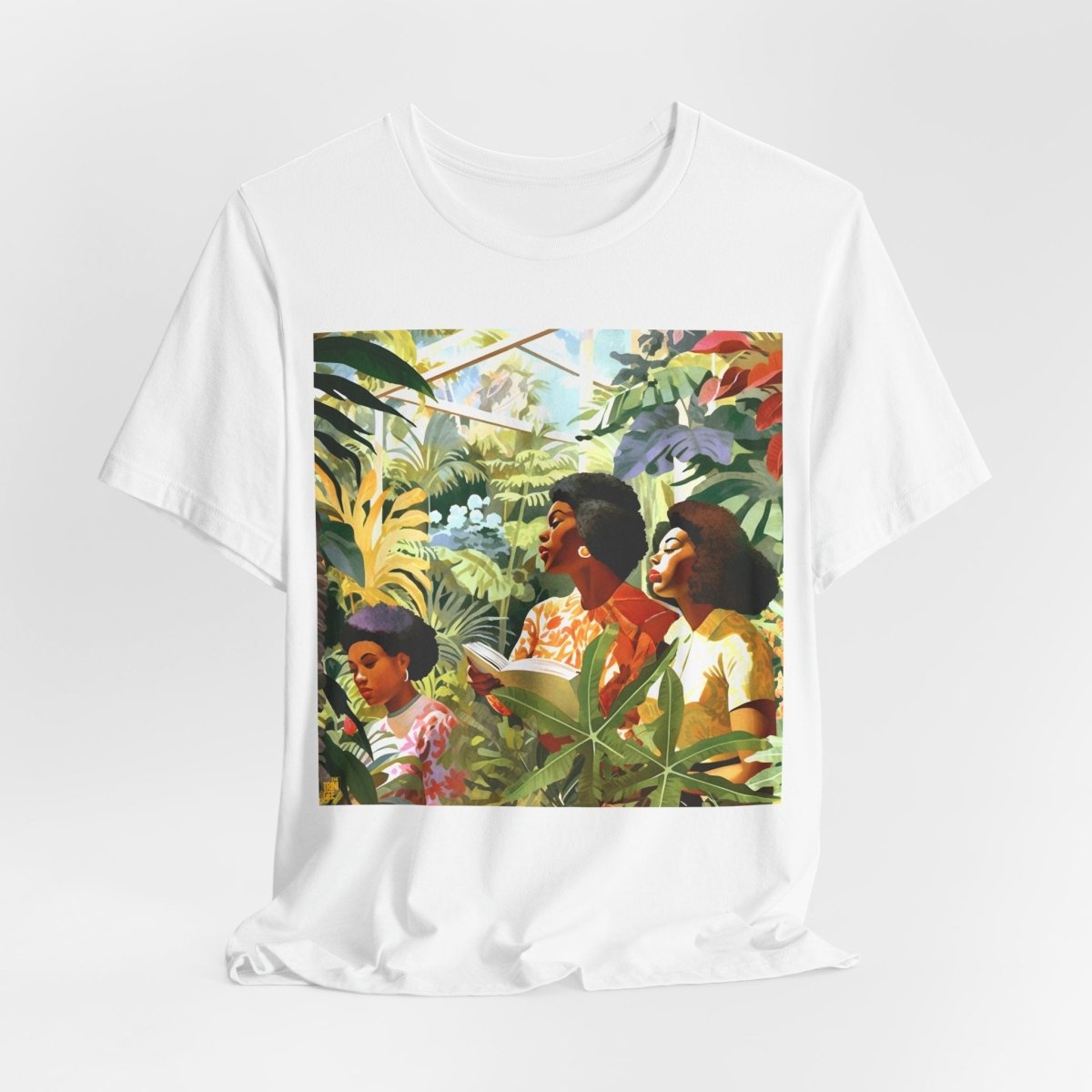 Botanical Garden Shirt - Afrocentric Art by The Trini Gee