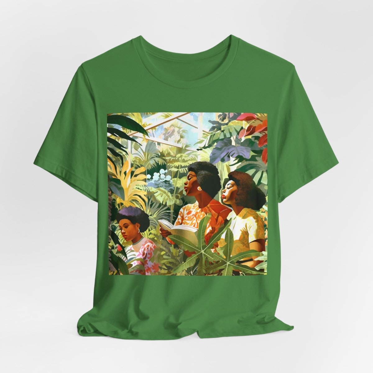 Botanical Garden Shirt - Afrocentric Art by The Trini Gee