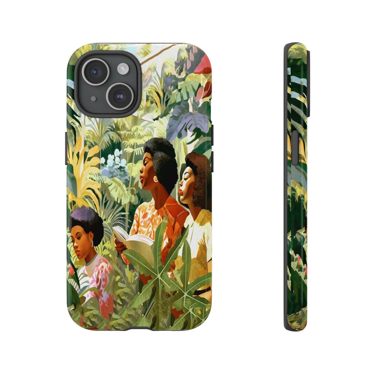 Botantical Garden Phone Case - Afrocentric Art by The Trini Gee