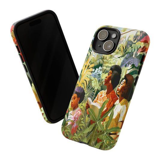 Botantical Garden Phone Case - Afrocentric Art by The Trini Gee