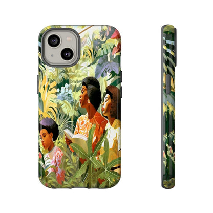 Botantical Garden Phone Case - Afrocentric Art by The Trini Gee