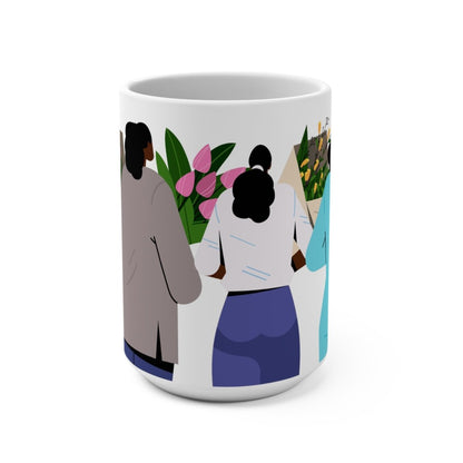 Bouquet Women Mug - Afrocentric Art by The Trini Gee