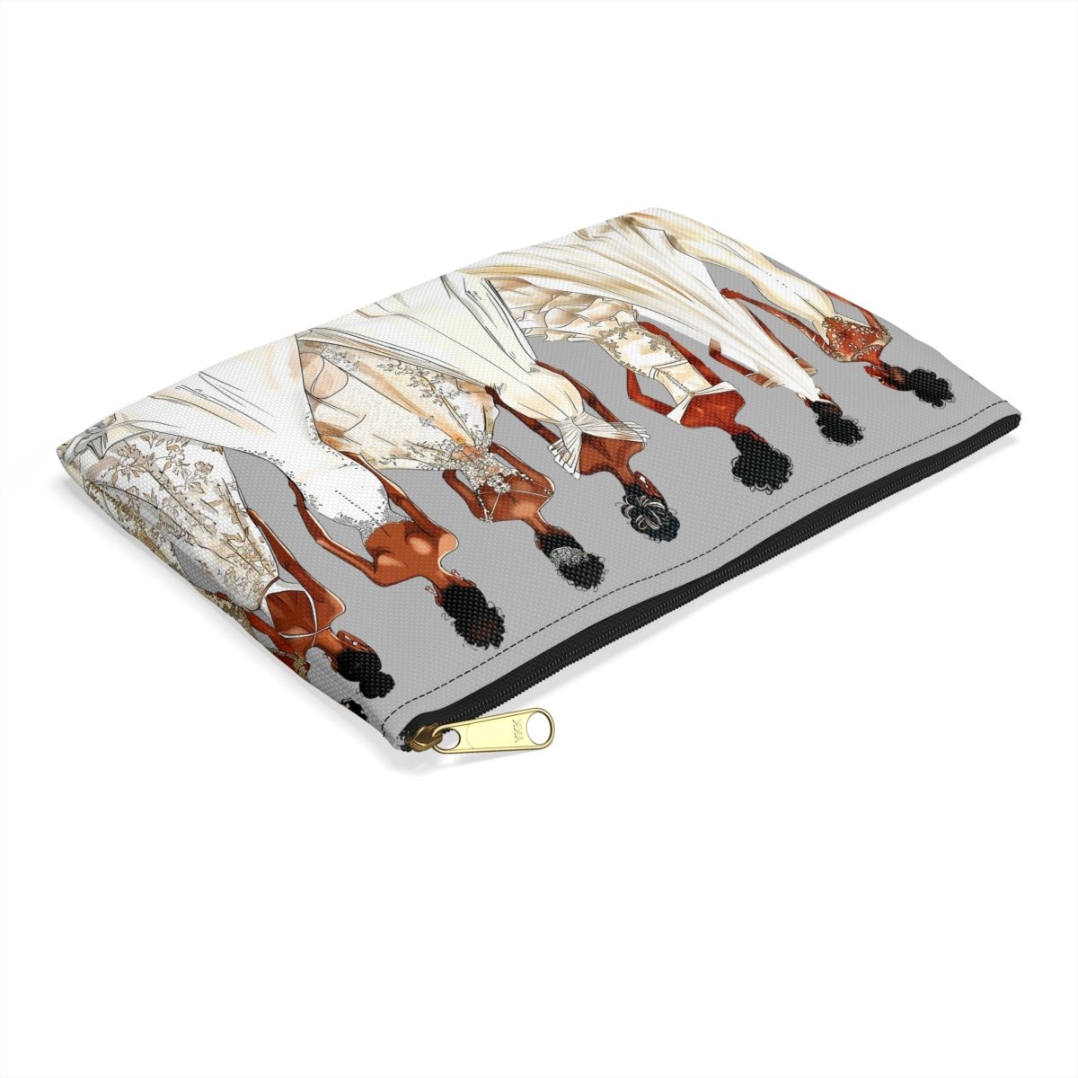 Brides Accessory Pouch - Afrocentric Art by The Trini Gee