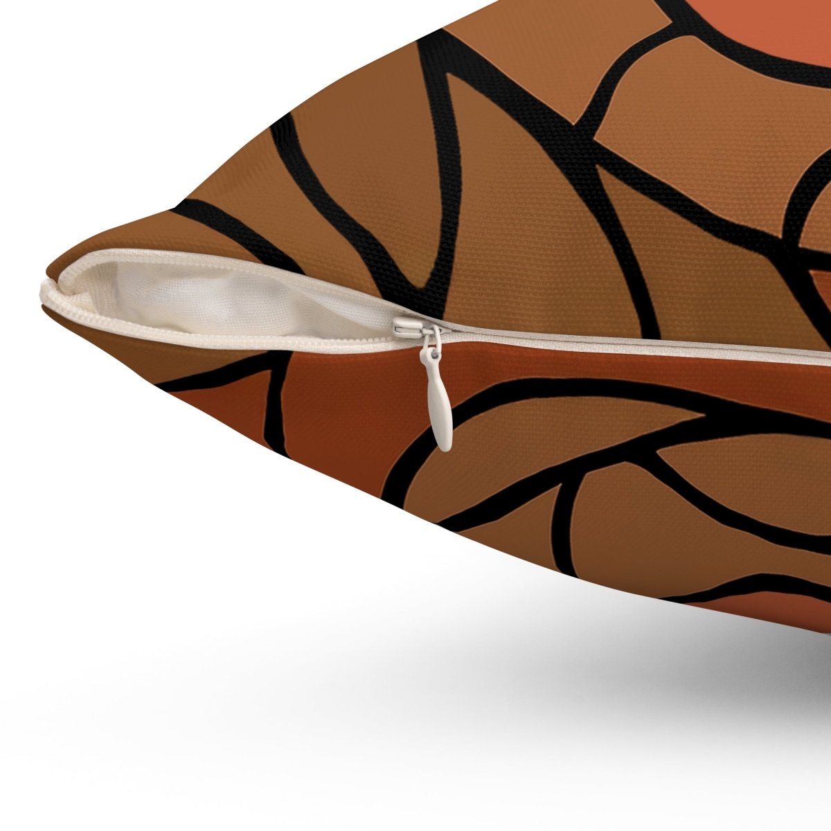 Brown Face Pillow - Afrocentric Art by The Trini Gee