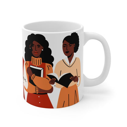 Brown Girls Read Mug - Afrocentric Art by The Trini Gee