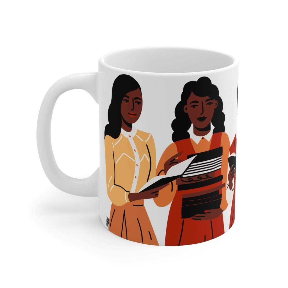 Brown Girls Read Mug - Afrocentric Art by The Trini Gee