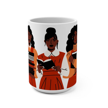 Brown Girls Read Mug - Afrocentric Art by The Trini Gee