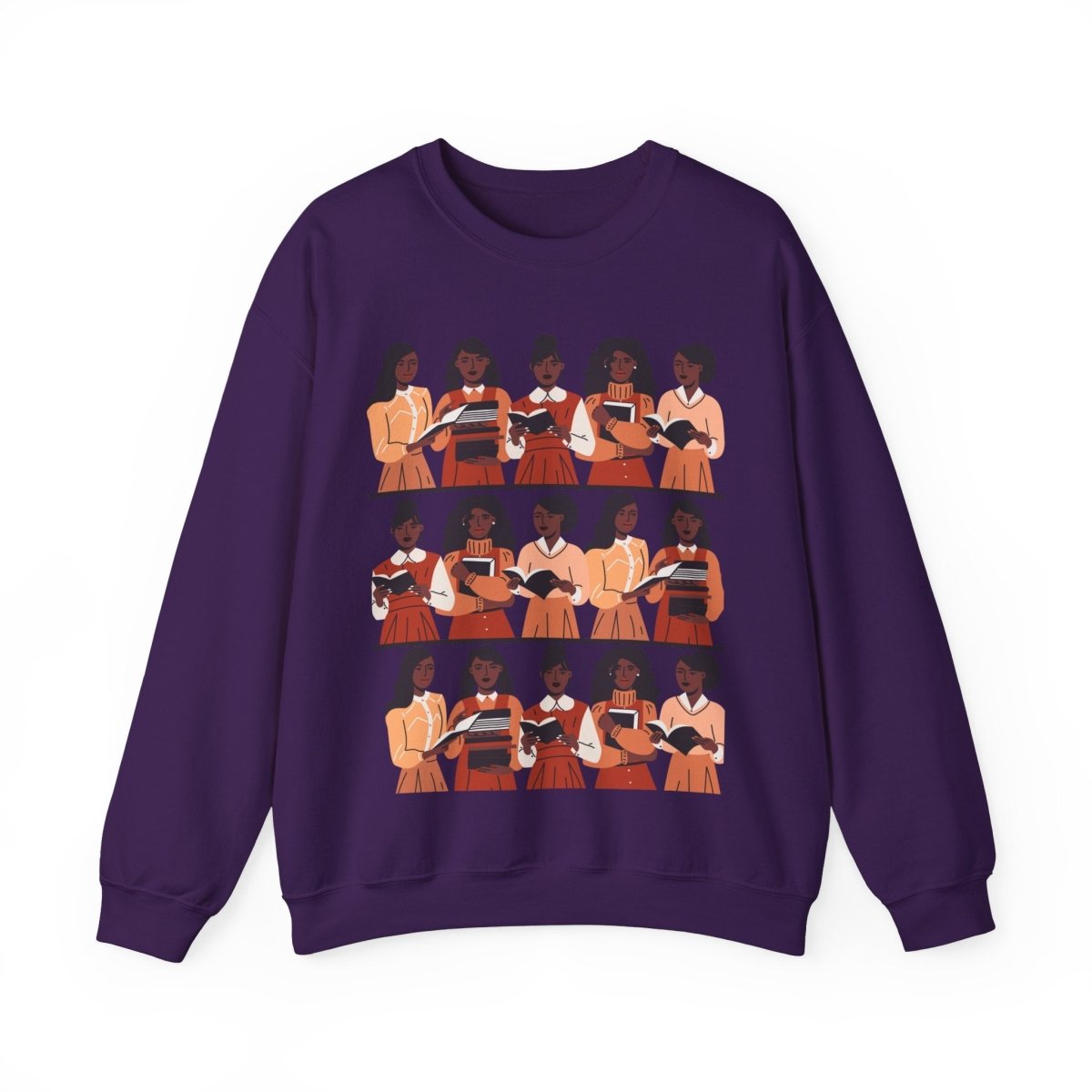 Brown Girls Read Sweatshirt - Afrocentric Art by The Trini Gee