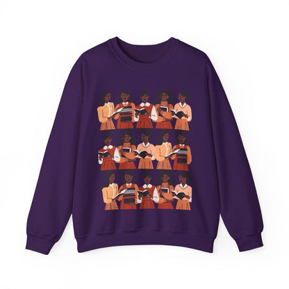 Brown Girls Read Sweatshirt - Afrocentric Art by The Trini Gee