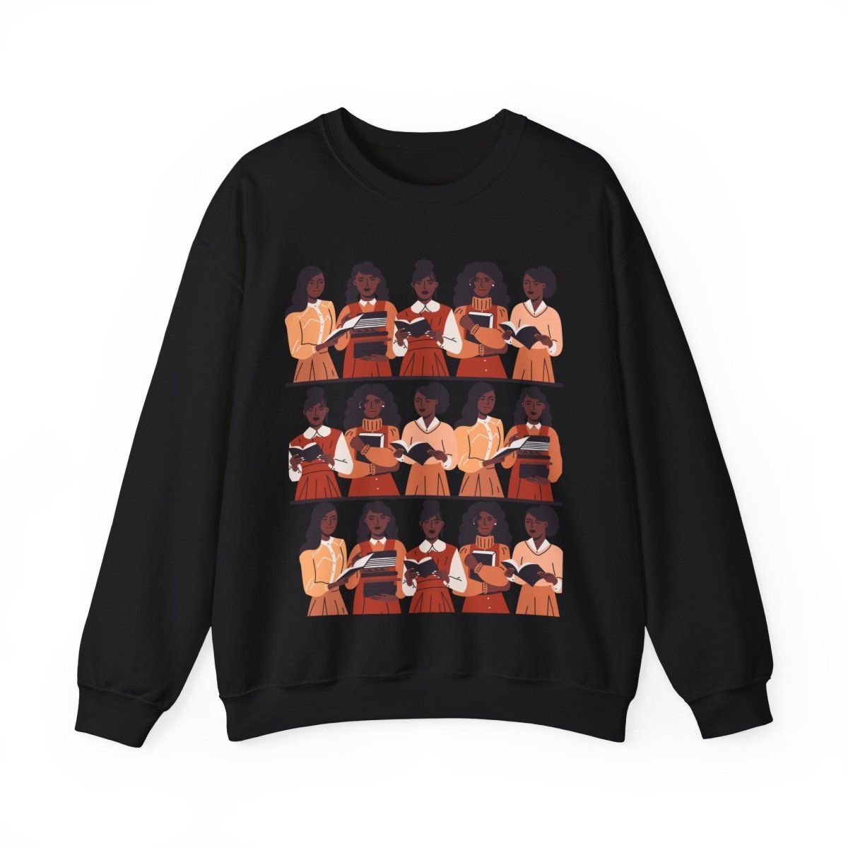 Brown Girls Read Sweatshirt - Afrocentric Art by The Trini Gee