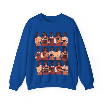 Brown Girls Read Sweatshirt - Afrocentric Art by The Trini Gee