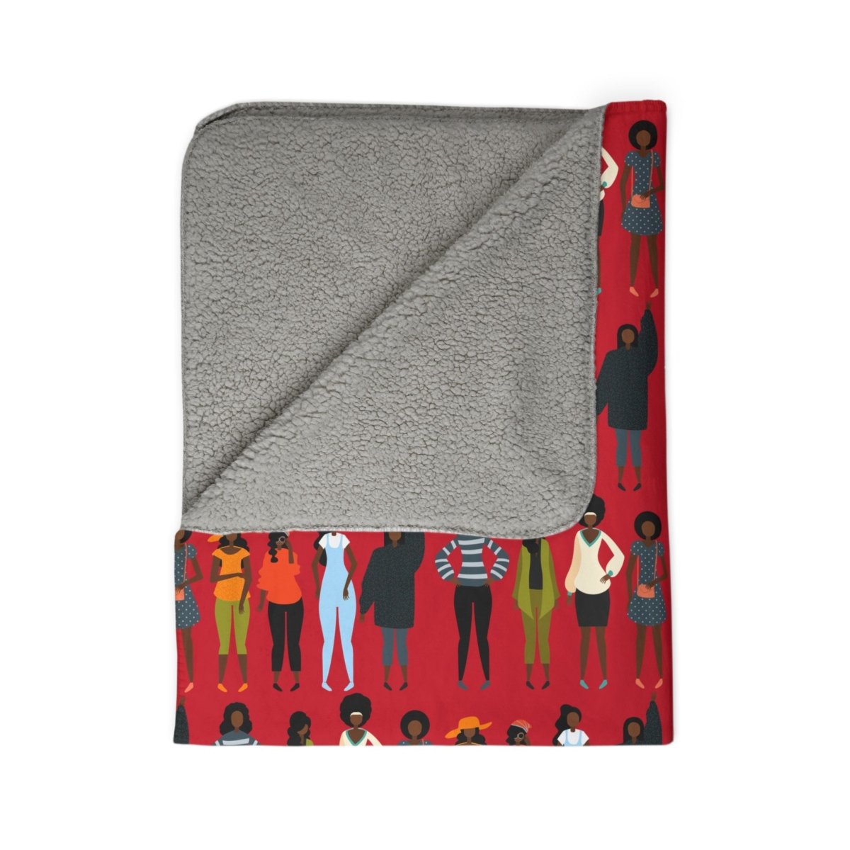 Brown Girls Sherpa Blanket - The Trini Gee