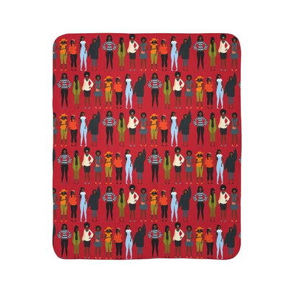 Brown Girls Sherpa Blanket - The Trini Gee