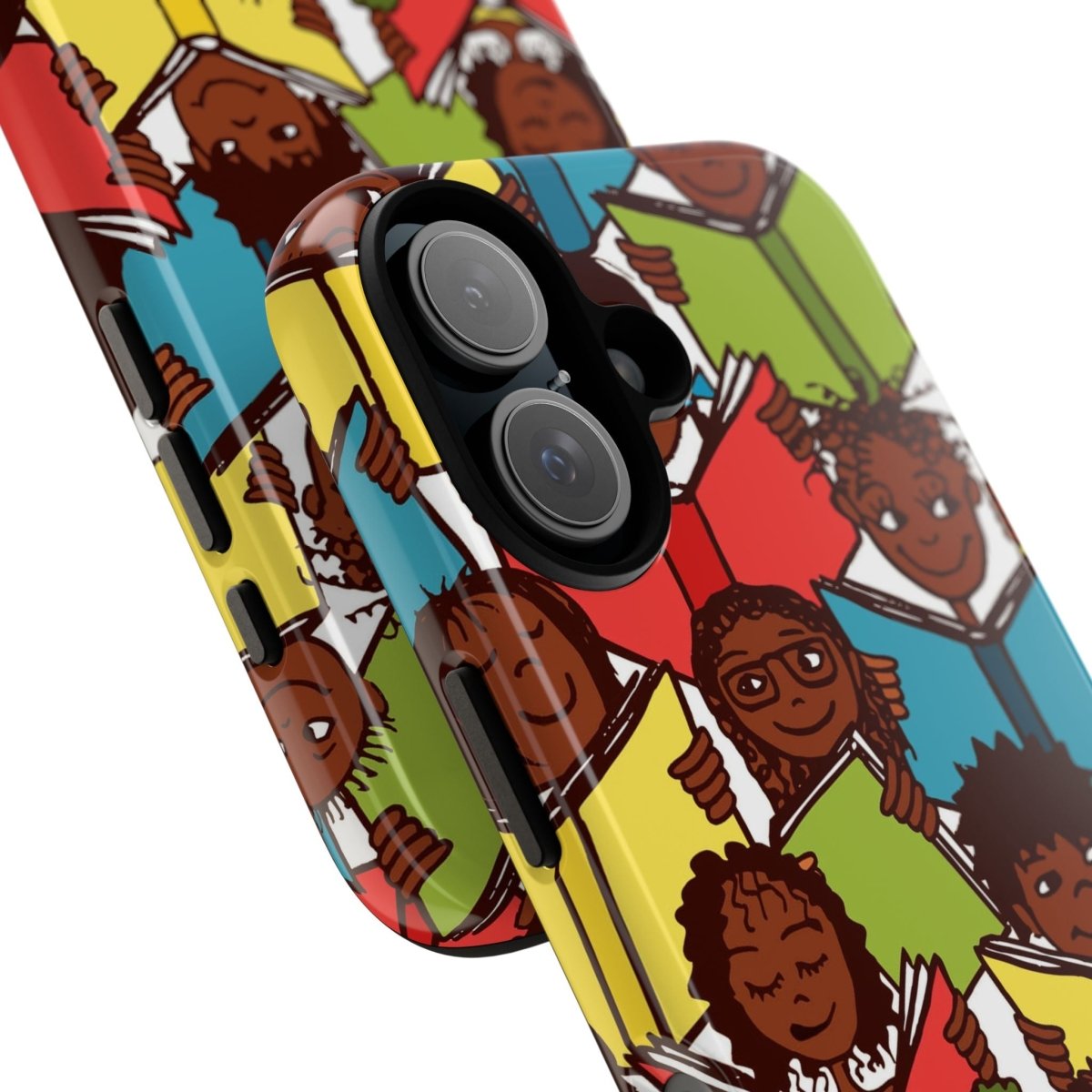 Brown Kids Read Phone Case - Afrocentric Art by The Trini Gee