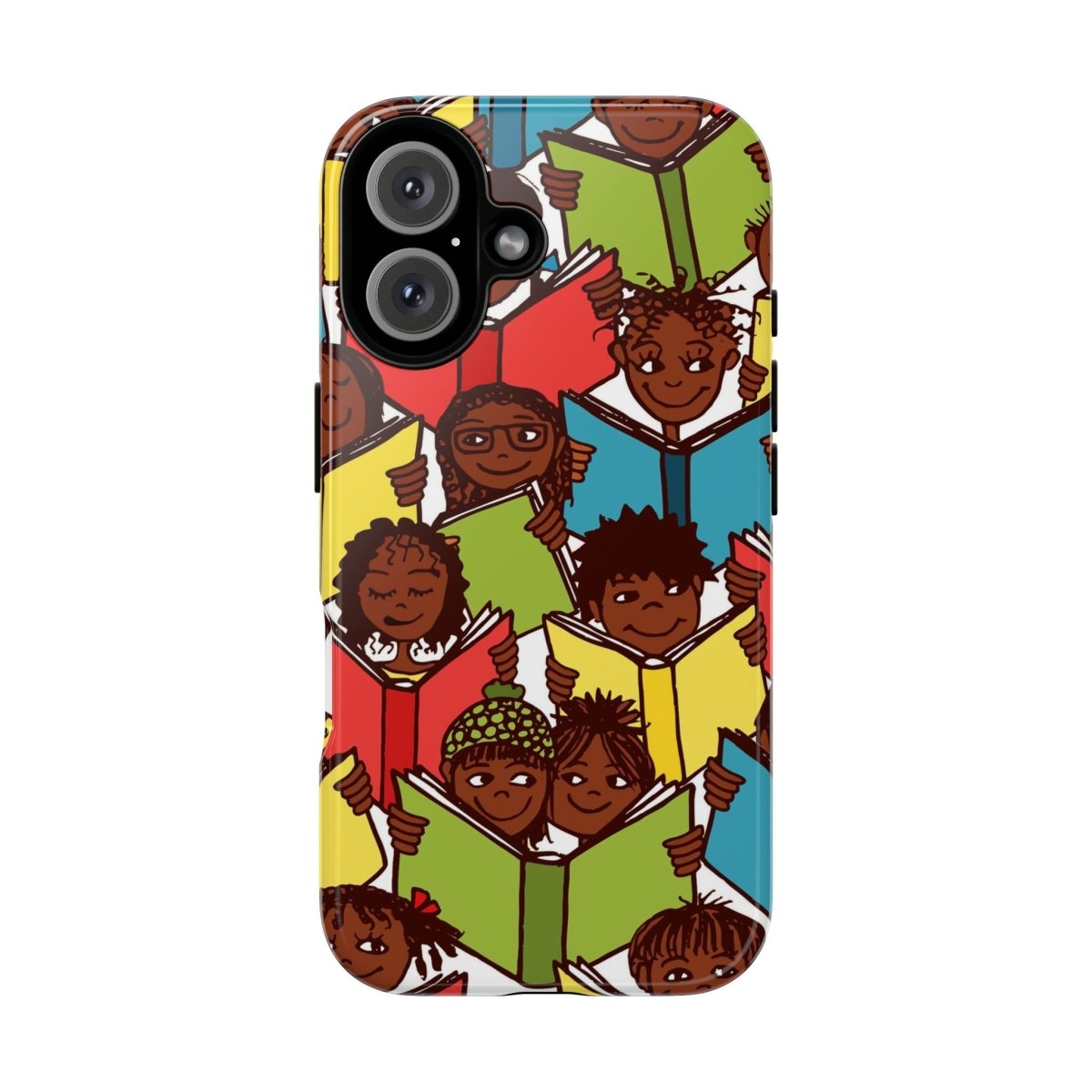 Brown Kids Read Phone Case - Afrocentric Art by The Trini Gee