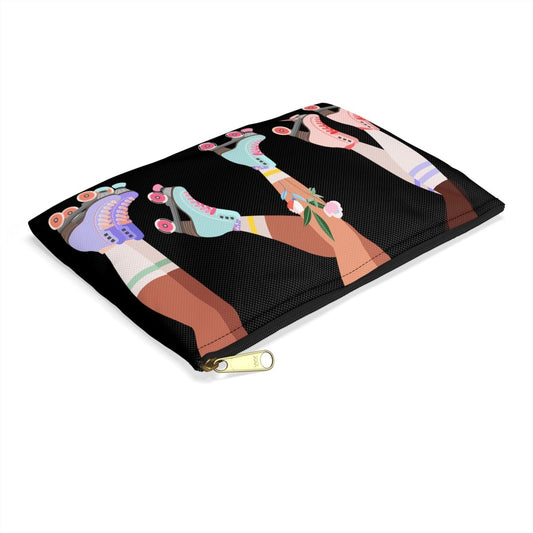 Brown Legs & Roller Skates Pouch - Afrocentric Art by The Trini Gee