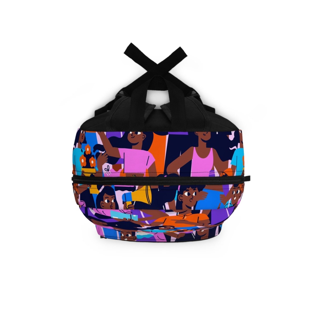 Brown People Backpack - Afrocentric Art by The Trini Gee