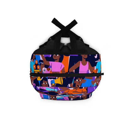 Brown People Backpack - Afrocentric Art by The Trini Gee