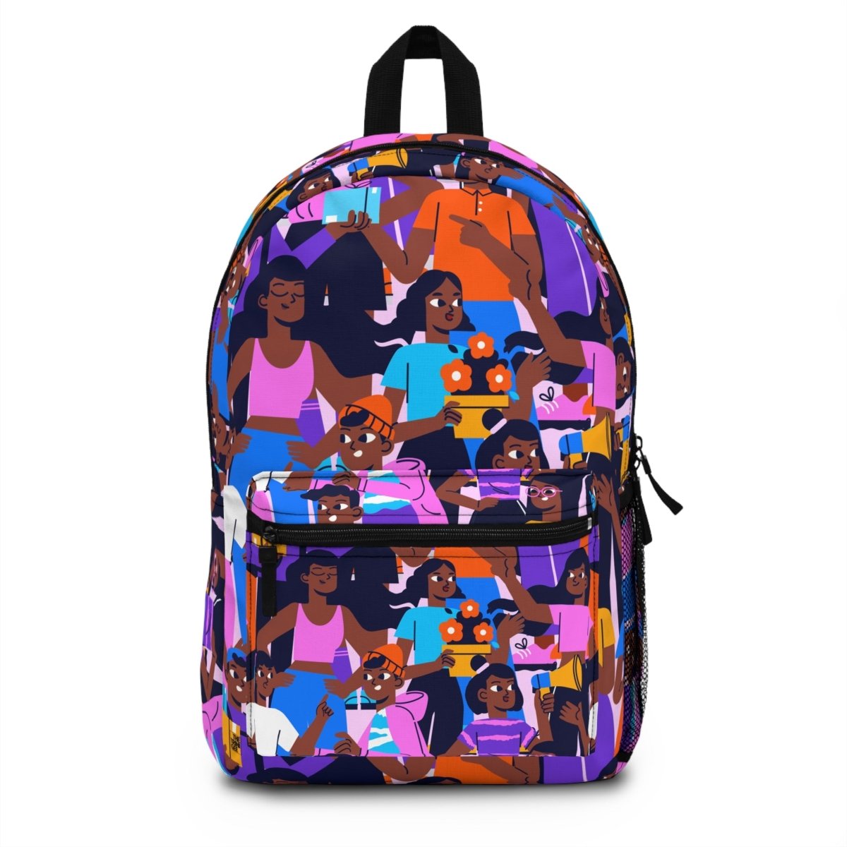 Brown People Backpack - Afrocentric Art by The Trini Gee