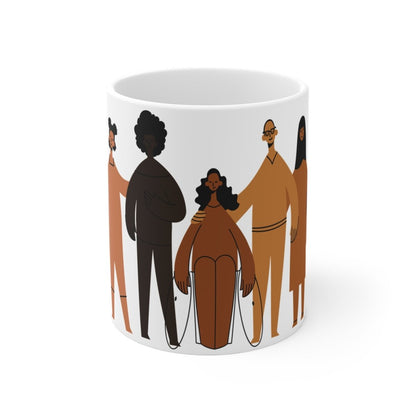 Brown People Mug - Afrocentric Art by The Trini Gee