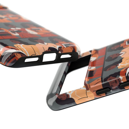 Brown Readers Phone Case - Afrocentric Art by The Trini Gee