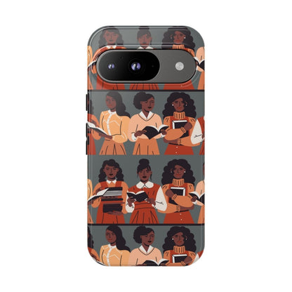 Brown Readers Phone Case - Afrocentric Art by The Trini Gee
