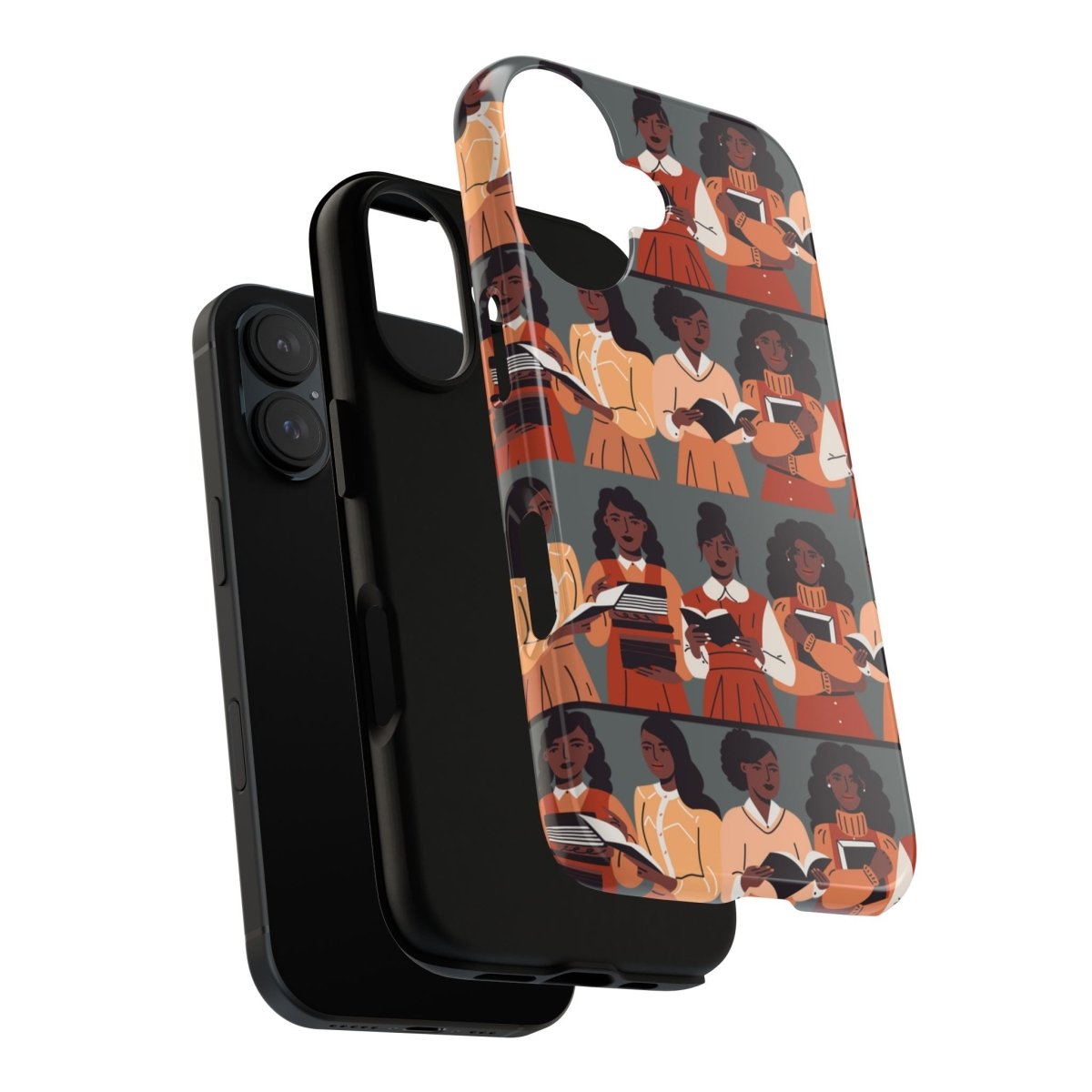 Brown Readers Phone Case - Afrocentric Art by The Trini Gee