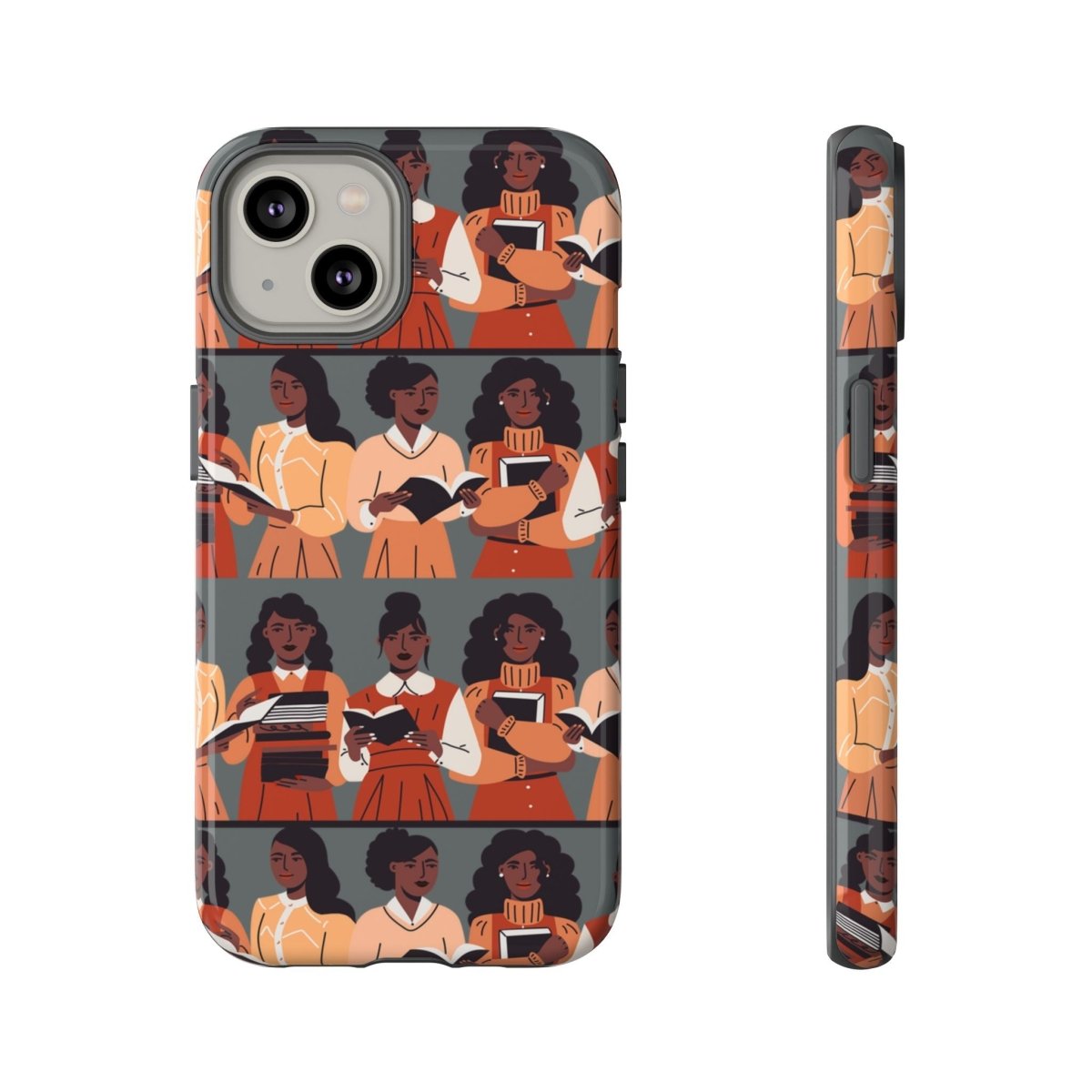 Brown Readers Phone Case - Afrocentric Art by The Trini Gee