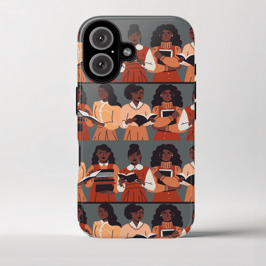 Brown Readers Phone Case - Afrocentric Art by The Trini Gee