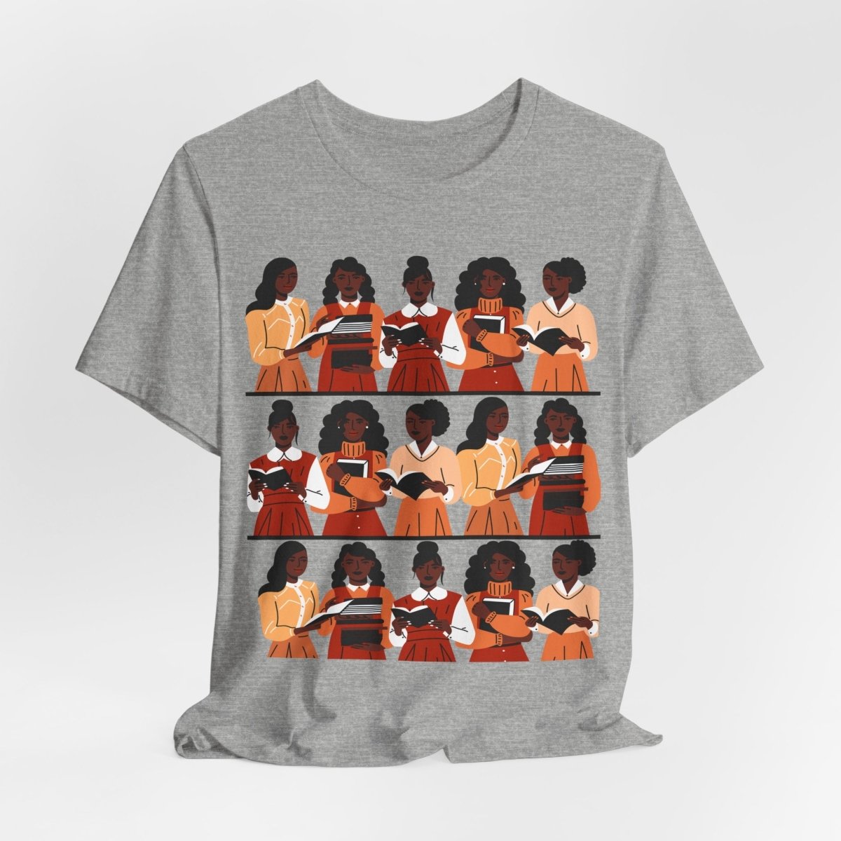 Brown Readers Shirt - Afrocentric Art by The Trini Gee