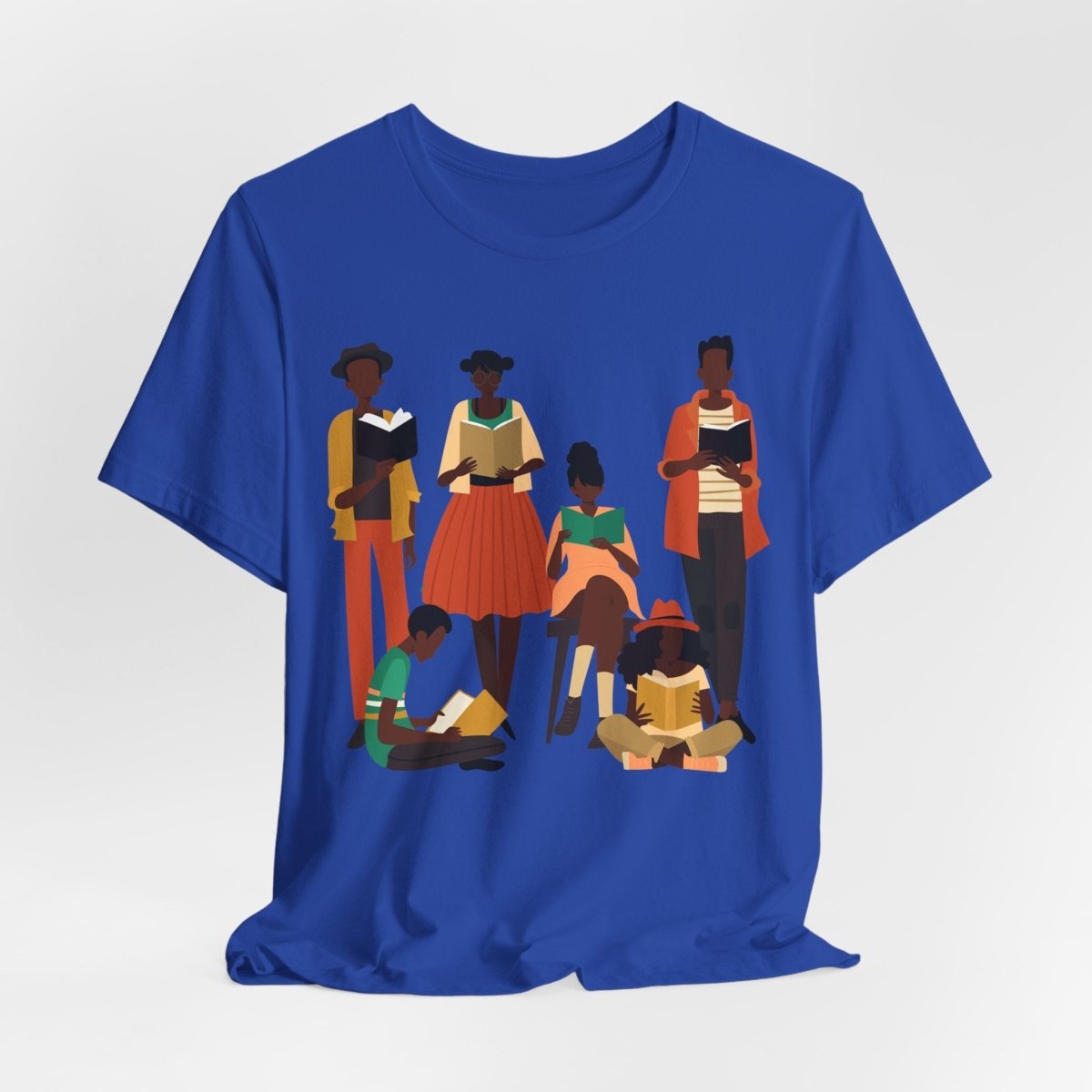 Brown Readers Shirt - Afrocentric Art by The Trini Gee