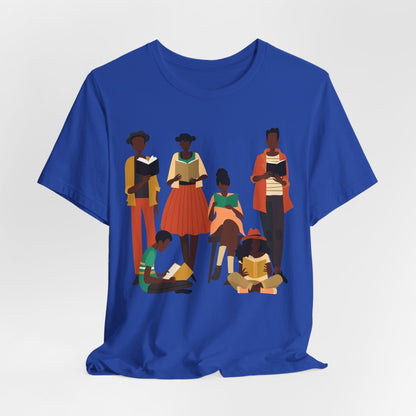 Brown Readers Shirt - Afrocentric Art by The Trini Gee