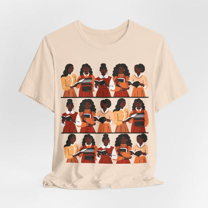Brown Readers Shirt - Afrocentric Art by The Trini Gee