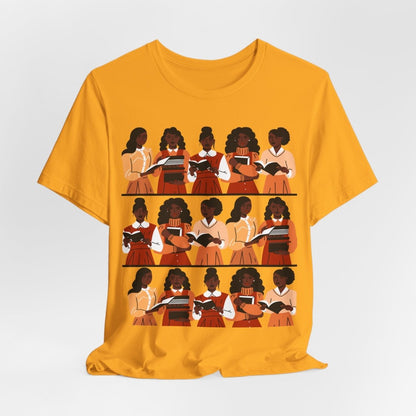 Brown Readers Shirt - Afrocentric Art by The Trini Gee