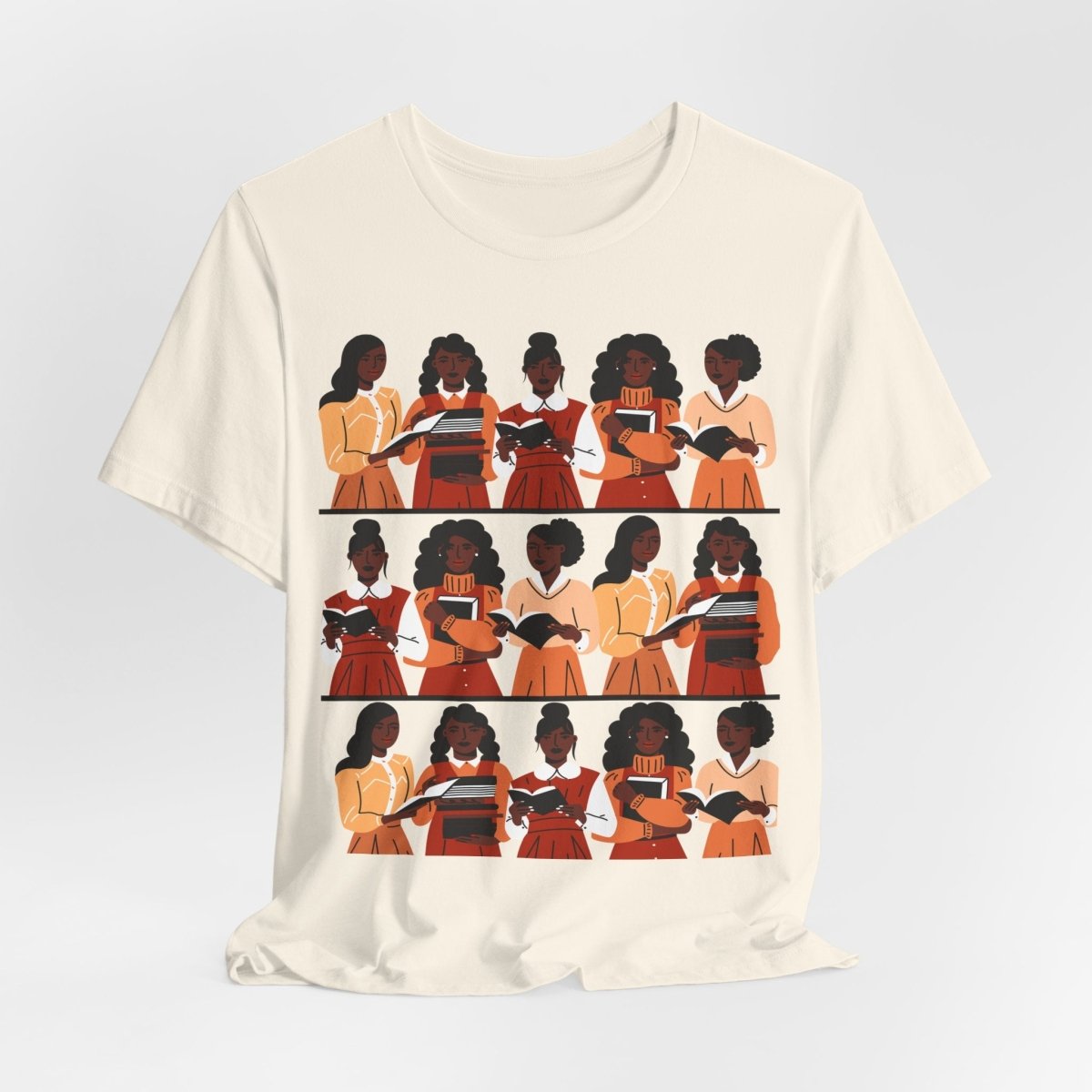 Brown Readers Shirt - Afrocentric Art by The Trini Gee