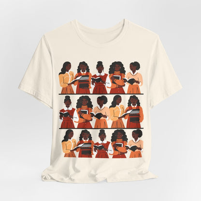 Brown Readers Shirt - Afrocentric Art by The Trini Gee