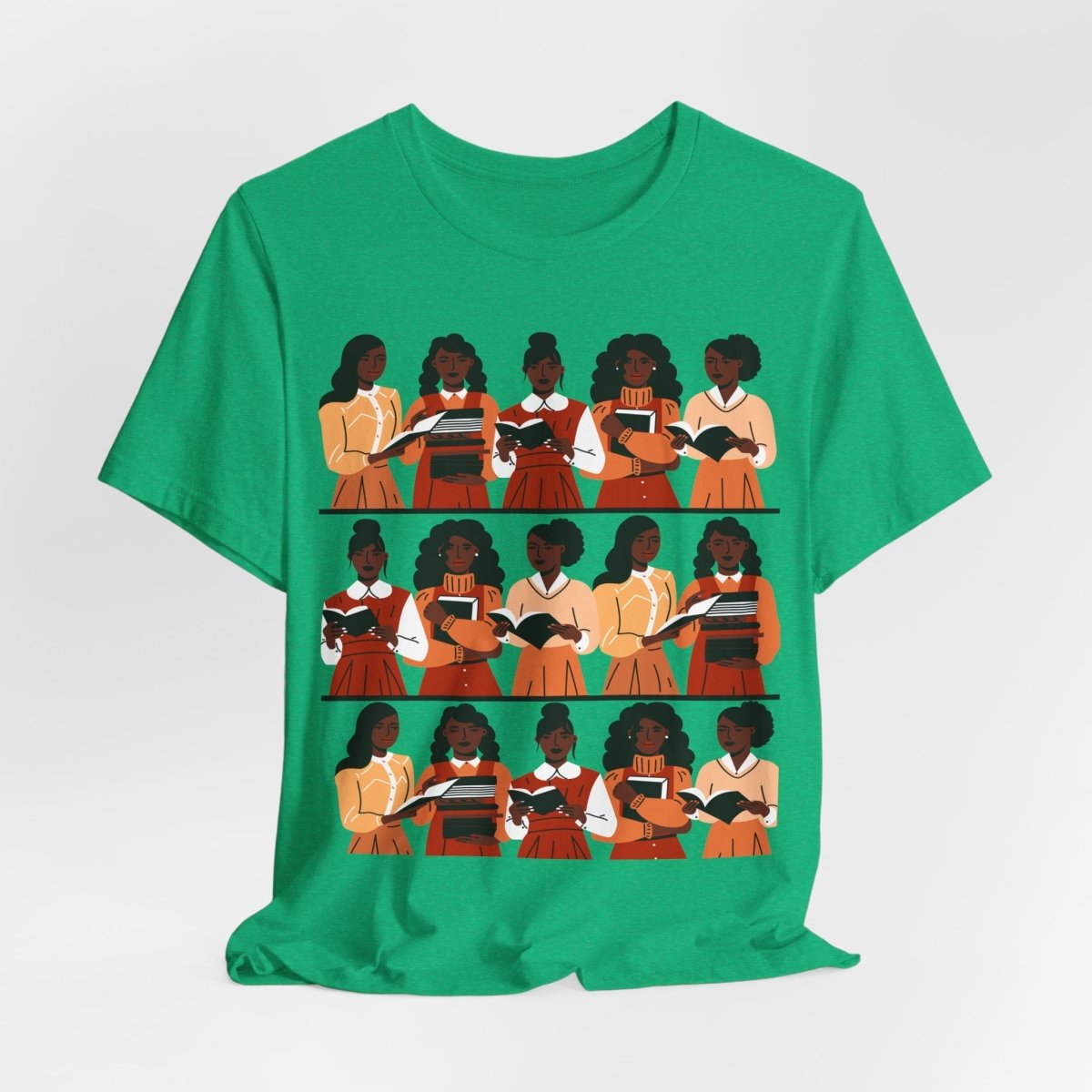 Brown Readers Shirt - Afrocentric Art by The Trini Gee