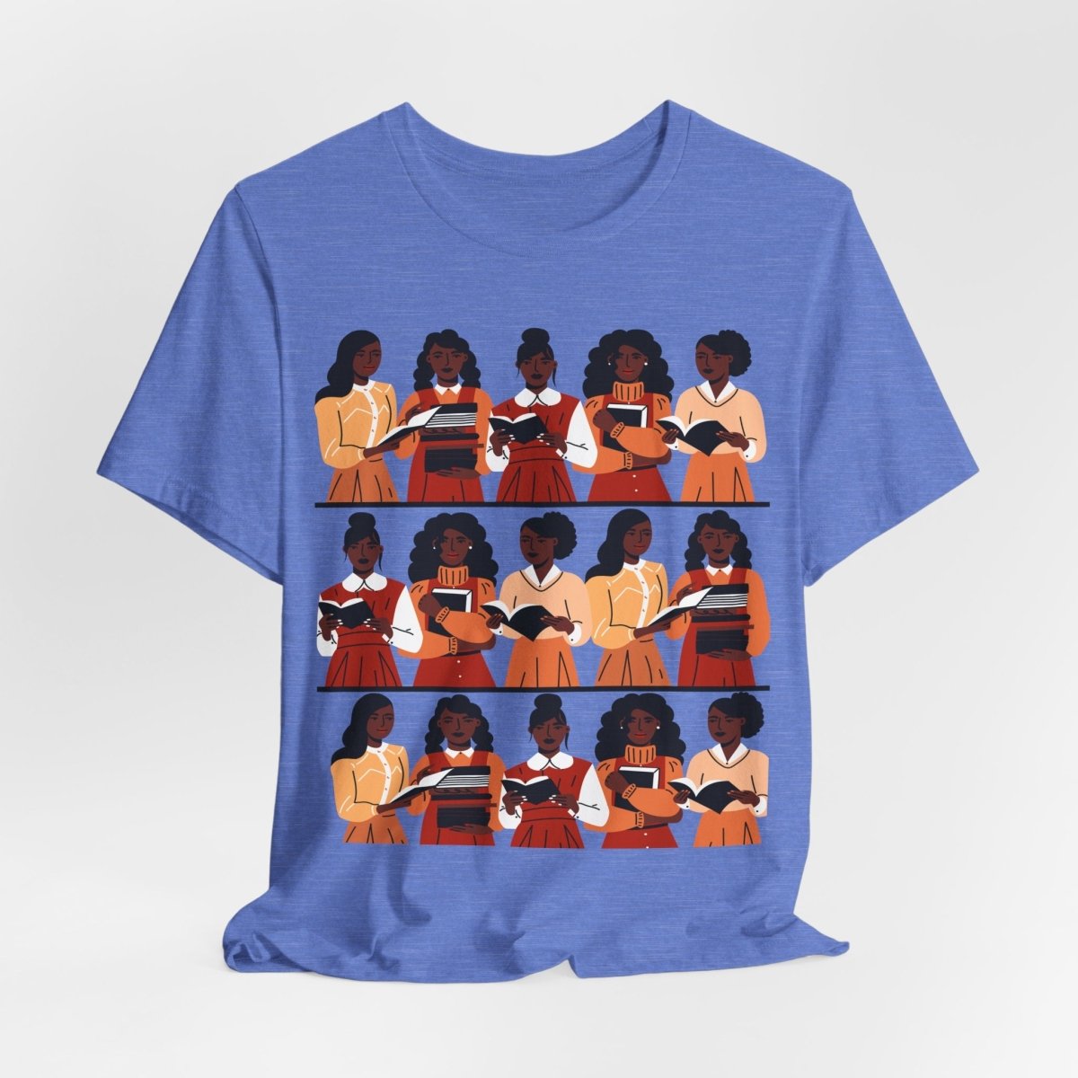 Brown Readers Shirt - Afrocentric Art by The Trini Gee