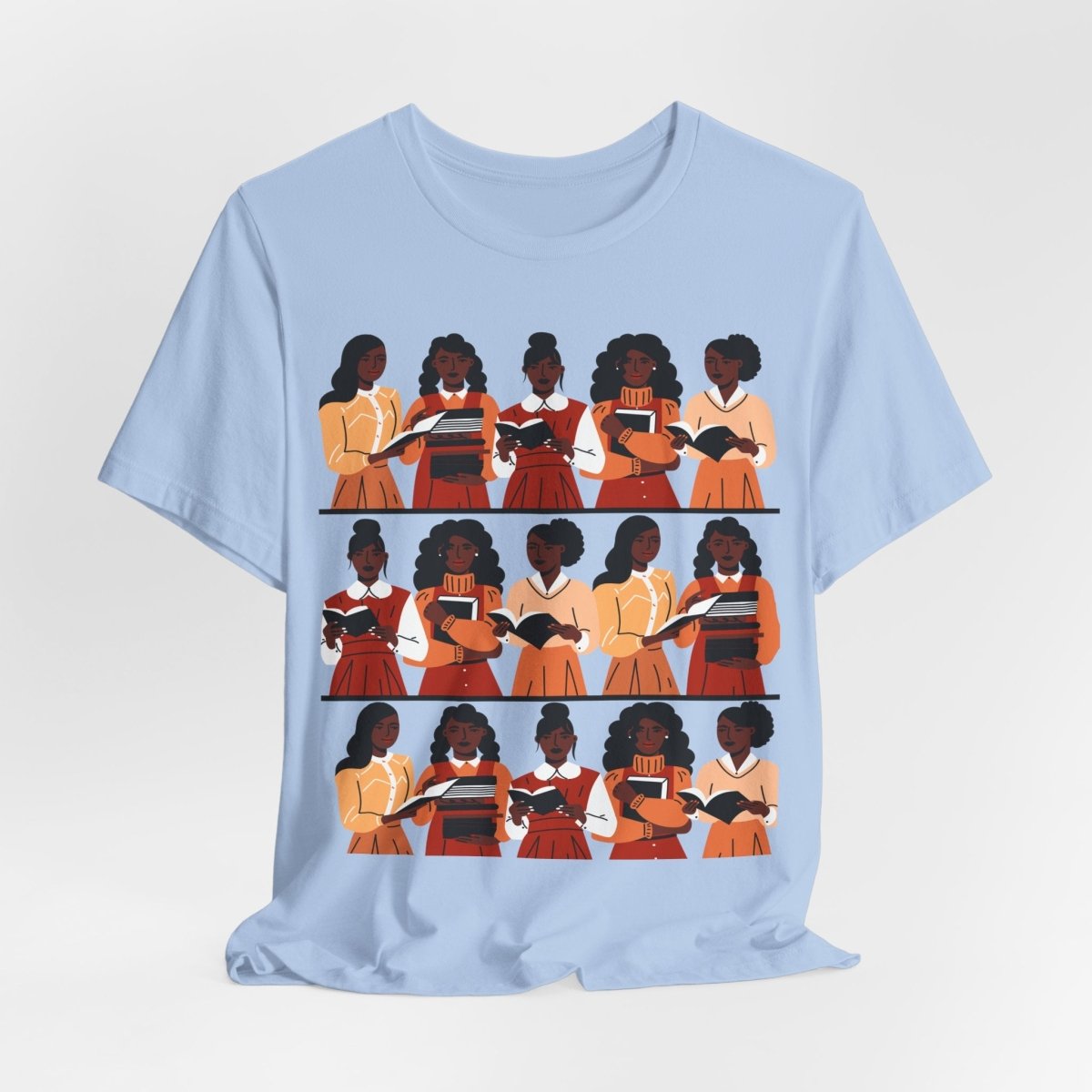 Brown Readers Shirt - Afrocentric Art by The Trini Gee