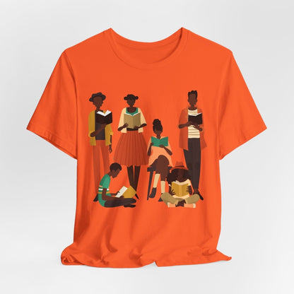 Brown Readers Shirt - Afrocentric Art by The Trini Gee
