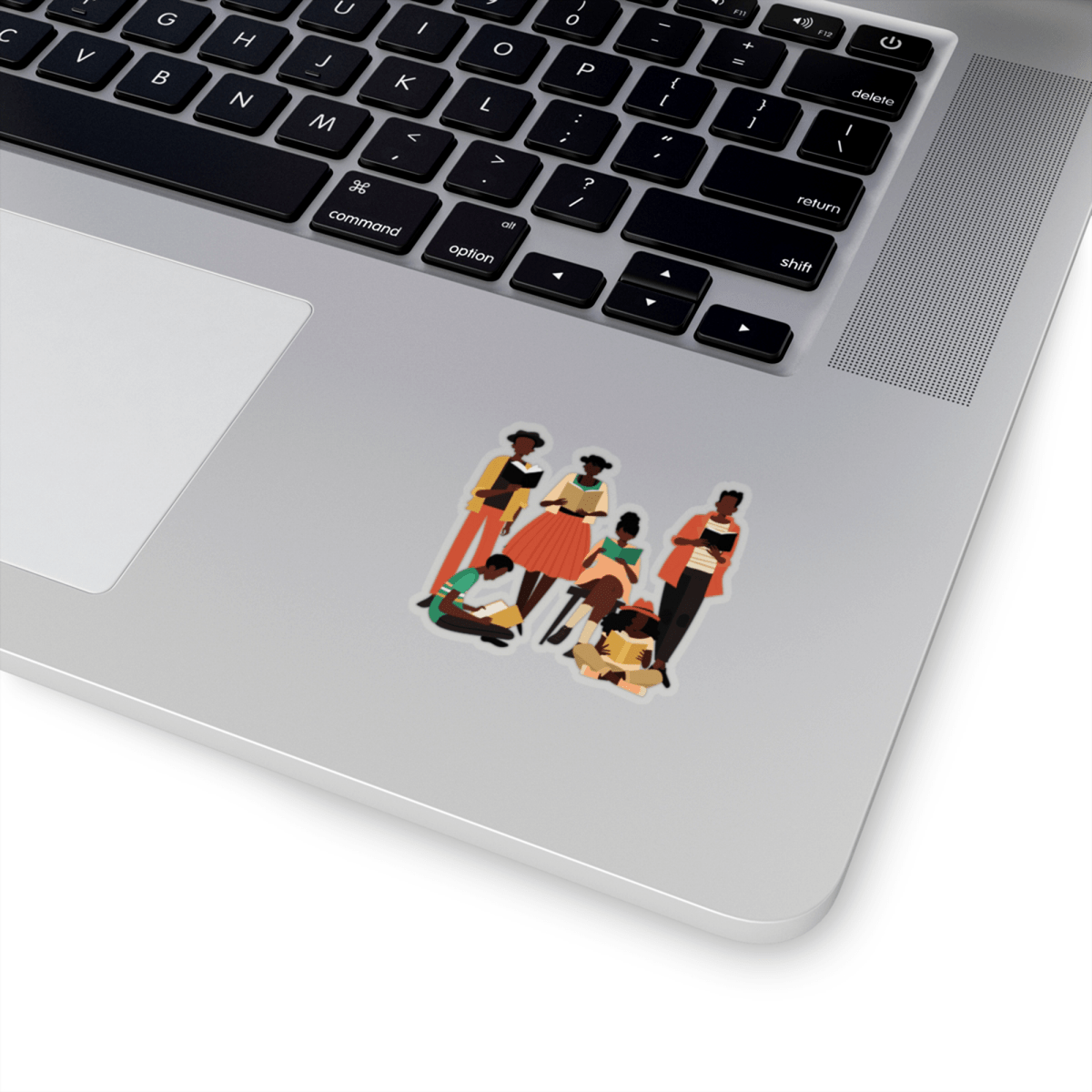 Brown Readers Sticker - Afrocentric Art by The Trini Gee