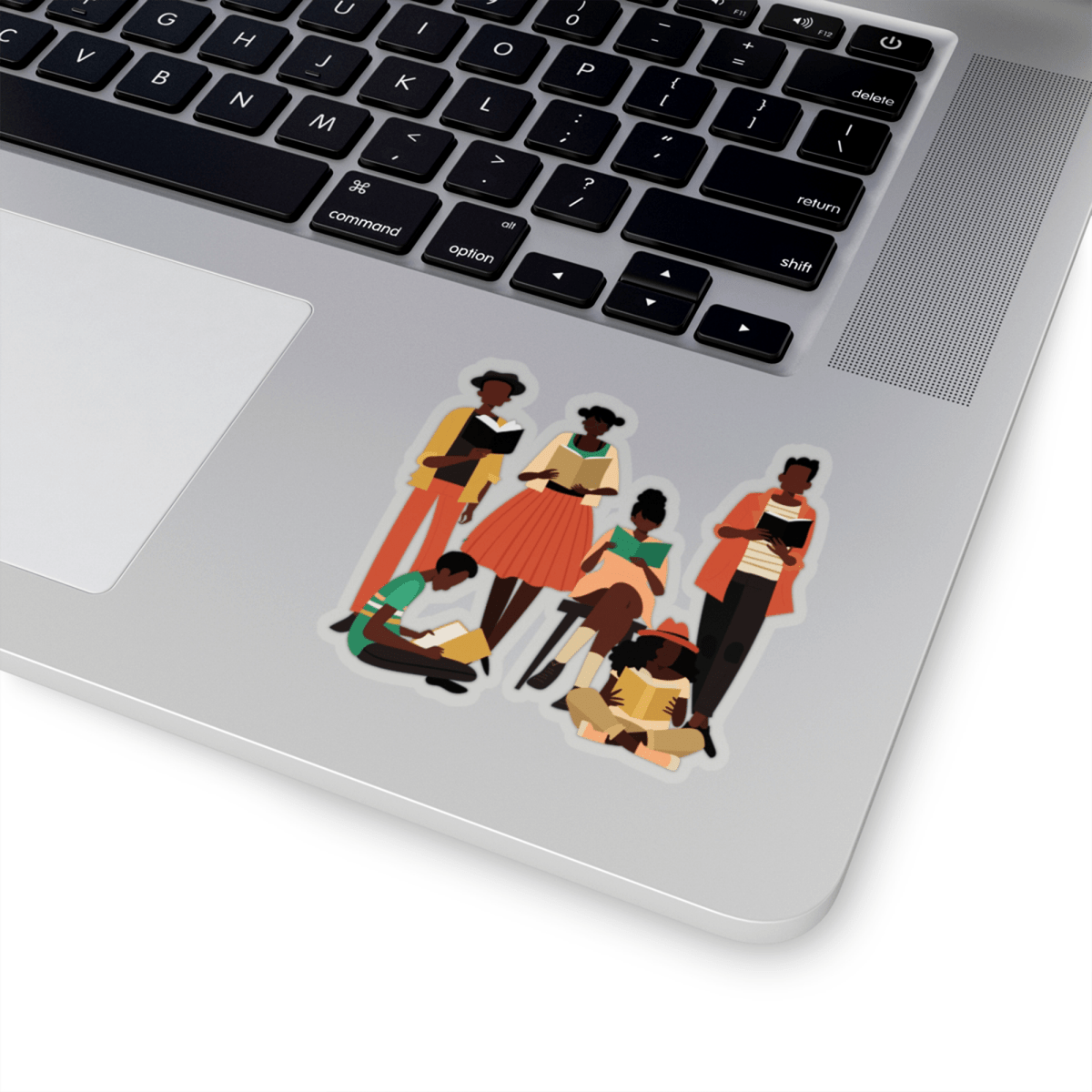 Brown Readers Sticker - Afrocentric Art by The Trini Gee