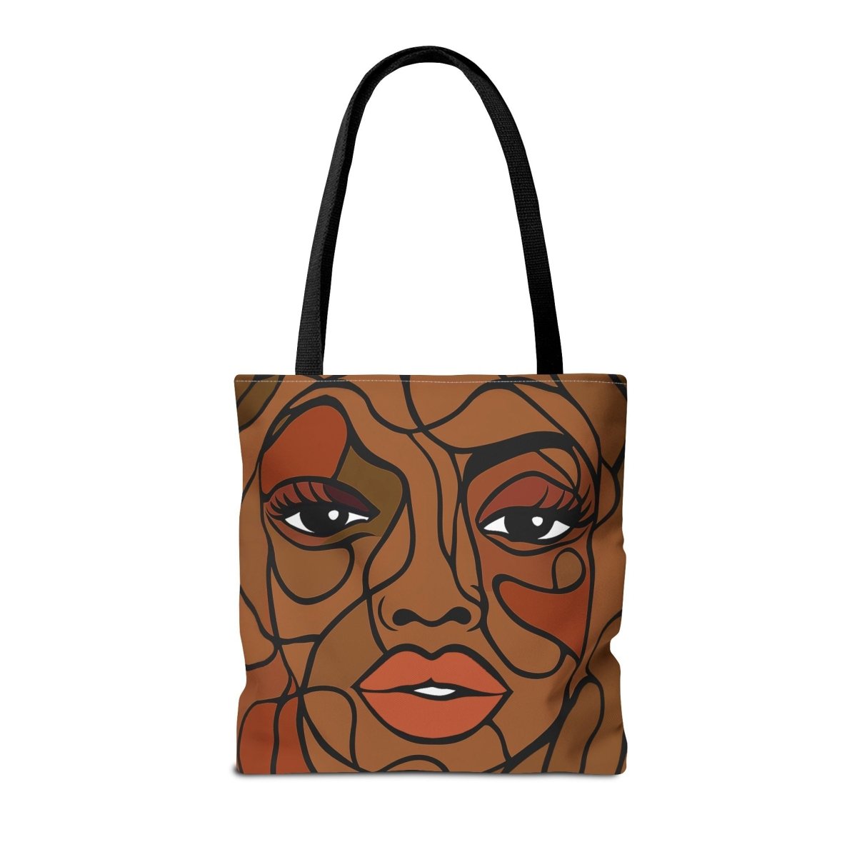 Brown Skin Beauty Tote Bag - Afrocentric Art by The Trini Gee