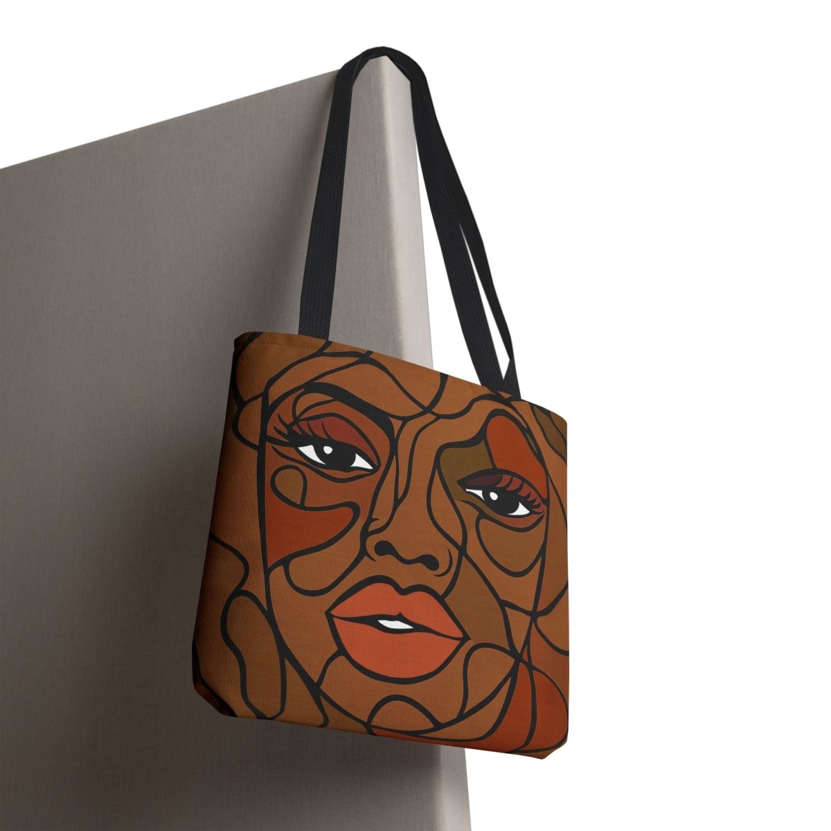 Brown Skin Beauty Tote Bag - Afrocentric Art by The Trini Gee