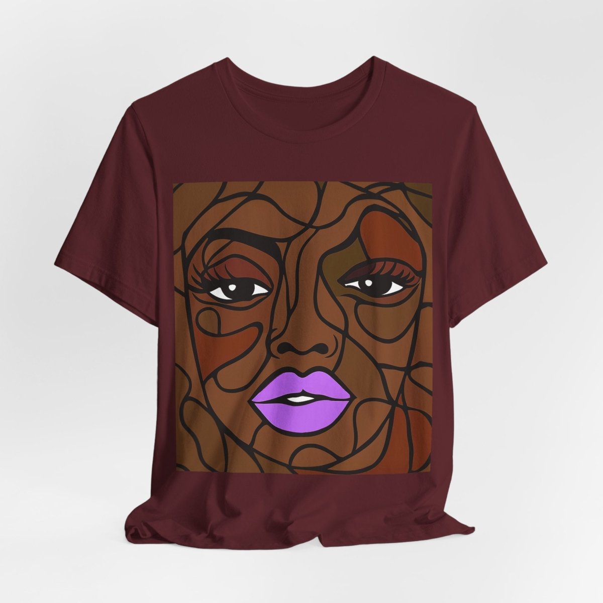 Brown Skin Face Shirt - Afrocentric Art by The Trini Gee
