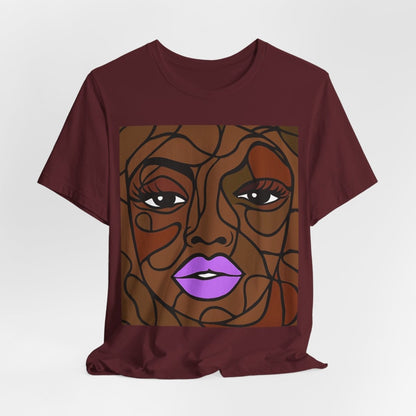 Brown Skin Face Shirt - Afrocentric Art by The Trini Gee