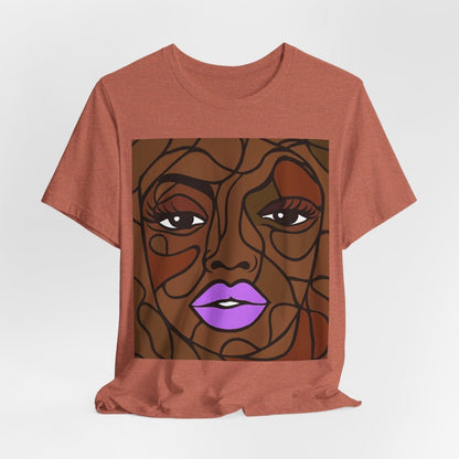 Brown Skin Face Shirt - Afrocentric Art by The Trini Gee